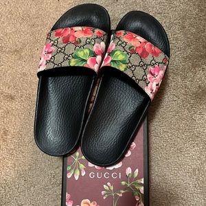 Gucci Floral Slides